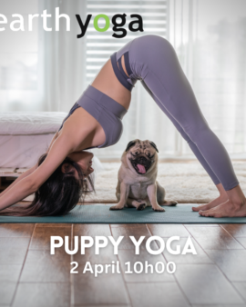 puppy yoga event